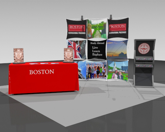 Exhibit Displays, 10x10 displays, The Exhibit Source, Full-scale custom portable display, Boston, MA, trade show display